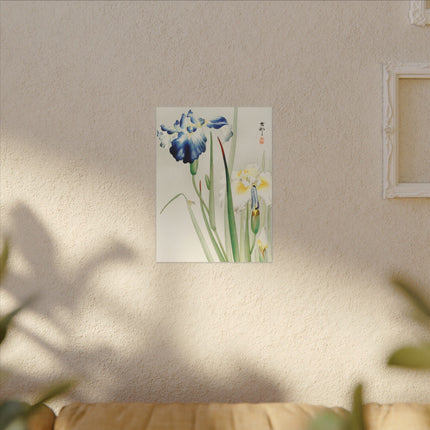 Irises in Bloom by Ohara Koson – Japanese Elegance