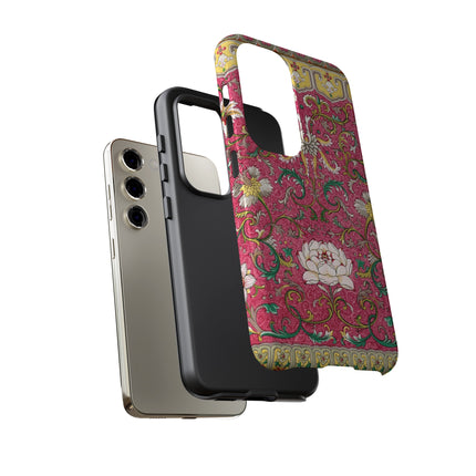 Pink Floral Pattern by Owen Jones Phone Cases