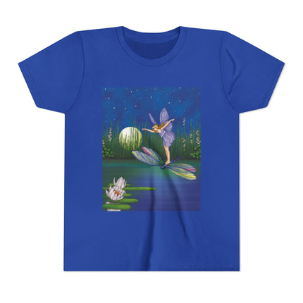 Fairy on a Dragonfly by Ida Rentoul Outhwaite Youth Short Sleeve Tee