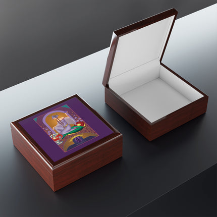 February & Amethyst (from the Gem Series) by Sofia Chiostri Jewelry Box