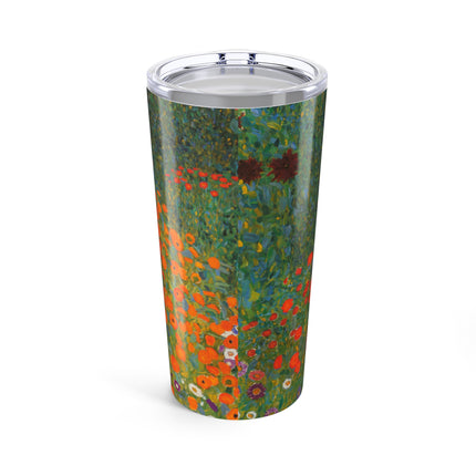 Cottage Garden by Gustav Klimt Tumbler 20oz