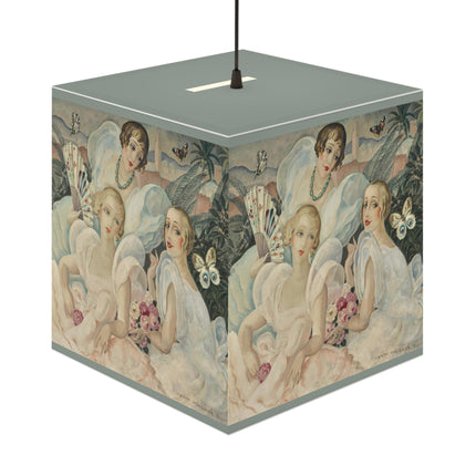 Les Femmes Fatales by Gerda Wegener Light Cube Lamp