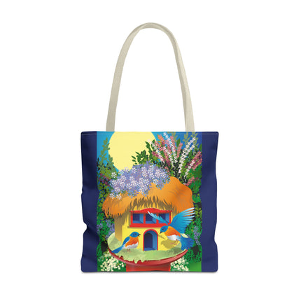Birdhouse Haven Tote Bag (AOP)