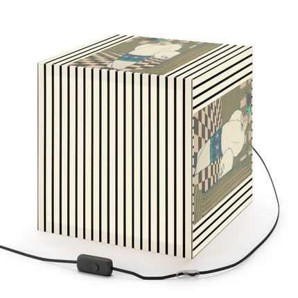 Les Hermines by Georges Lepape Light Cube Lamp