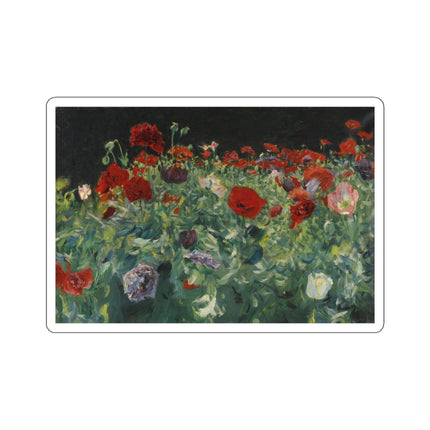 Poppies (A Study of Poppies for Carnation, Lily, Lily, Rose) by John Singer Sargent Kiss-Cut Stickers (4 Sizes)