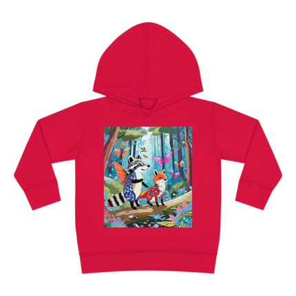 Whimsical Woodland Toddler Pullover Fleece Hoodie