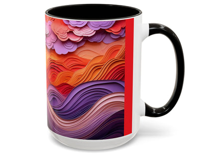 Dramatic Sunset Sky Colorful Mugs (11oz, 15oz)