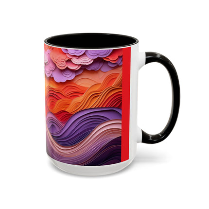 Dramatic Sunset Sky Colorful Mugs (11oz, 15oz)