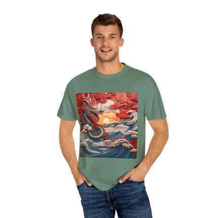 Emergence of the Dragon Unisex Garment-Dyed T-shirt