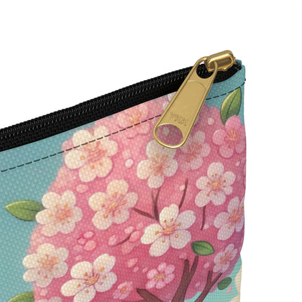 Sakura Sentinel Accessory Pouch – Robot Fairy & Blossom Magic
