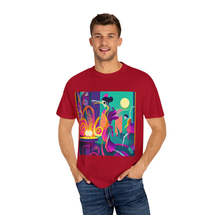 Dance of the Skeleton Ballerinas Unisex Garment-Dyed T-shirt
