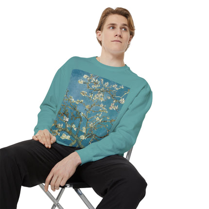Almond Blossom by Vincent van Gogh Unisex Garment-Dyed Sweatshirt