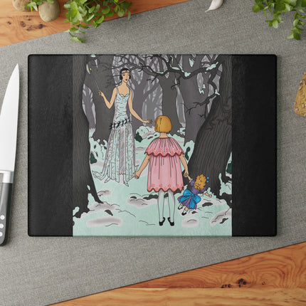 Fairy Tale Elegance Glass Cutting Board