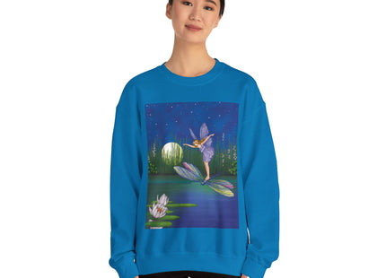 Fairy on a Dragonfly Heavy Blend™ Crewneck Sweatshirt