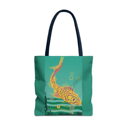 Golden Serenity Tote Bag (AOP)
