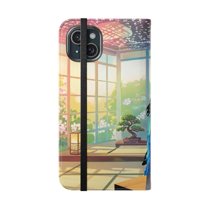 🎧🦜 Parrot DJ Flip Case – Neon Beats & Cyber Groove
