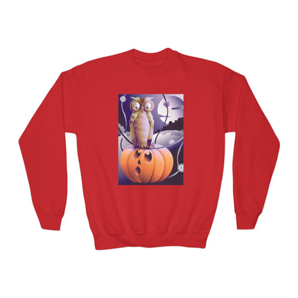 The Startled Pumpkin Youth Crewneck Sweatshirt