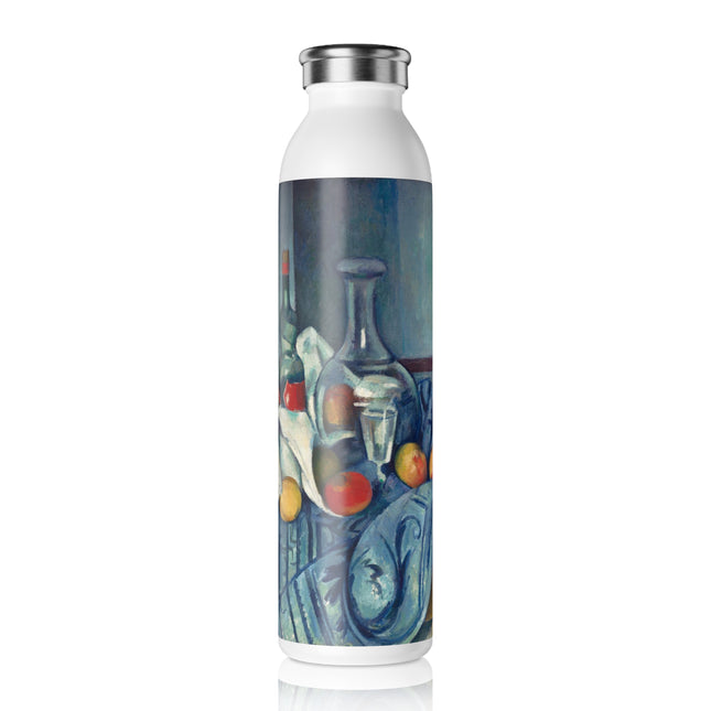 The Peppermint Bottle by Paul Cézanne Slim Water Bottle
