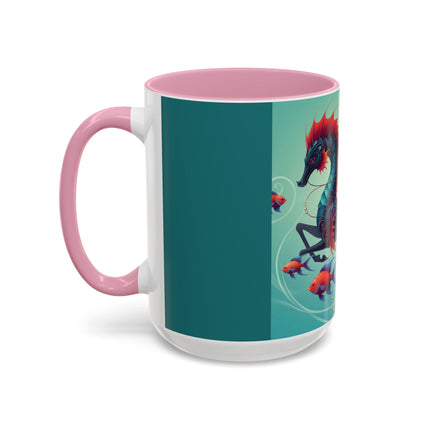 Mermaid & Sea Dragon Mug – Ocean Guardian & Mythic Beauty