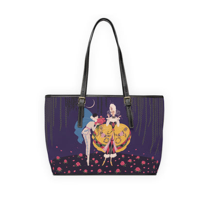 🌹🌙 The Queen Of The Midnight Roses Shoulder Bag – Art Deco Garden Fantasy