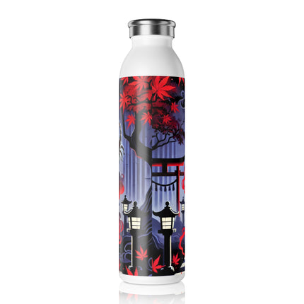 Halloween Sorceress Slim Water Bottle