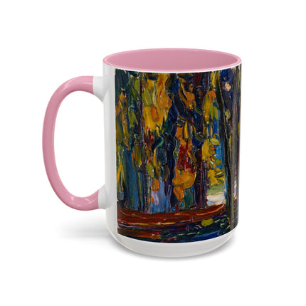 In the Park of St. Cloud by Wassily Kandinsky Colorful Mugs (11oz, 15oz)