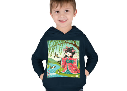 Sparrow Dance Geisha Fairy Toddler Pullover Fleece Hoodie