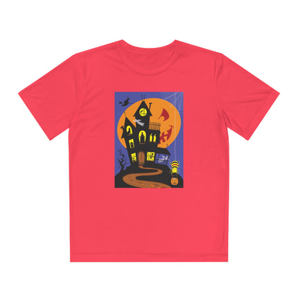 Halloween Night at the Haunted House Youth Competitor Tee