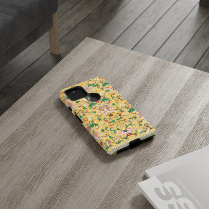 Yellow Botanical Pattern by Owen Jones Phone Cases