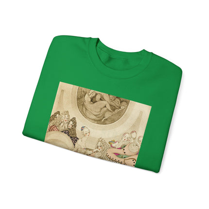 Sur talons rouges (On Red Heels) pl 01 by Gerda Wegener Heavy Blend™ Crewneck Sweatshirt