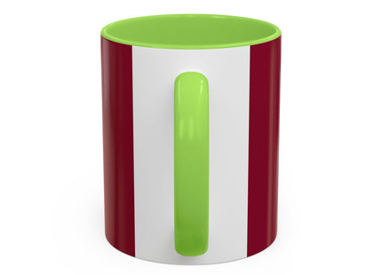 Elegant Holiday Woman with Gifts Colorful Mugs (11oz, 15oz)