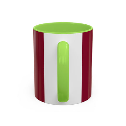 Elegant Holiday Woman with Gifts Colorful Mugs (11oz, 15oz)