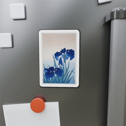 Irises by Ohara Koson Die-Cut Magnets (5 Sizes)