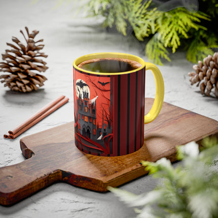 Halloween Night Scene Colorful Mugs (11oz, 15oz)