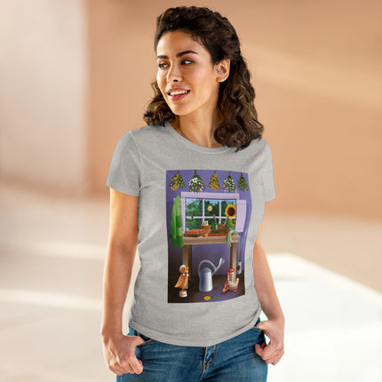A Gardener's Haven Women's Midweight Cotton Tee