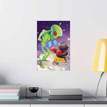 Cosmic Clash Premium Matte Vertical Posters