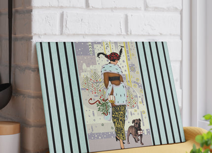 Wrapped in Elegance Glass Cutting Board