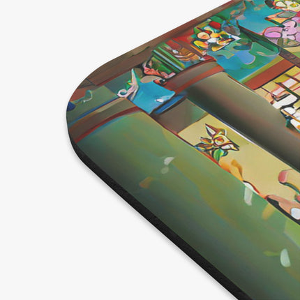 Melodies of the Snow Lion Cub Mouse Pad, Rectangle