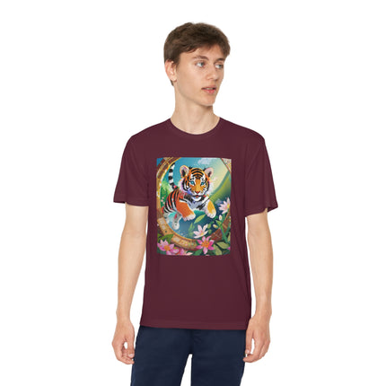 Majestic Tiger Cub Youth Competitor Tee – Courage, Adventure & Fiery Spirit
