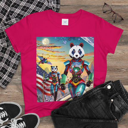 Cyber Punk Robots Cotton Tee