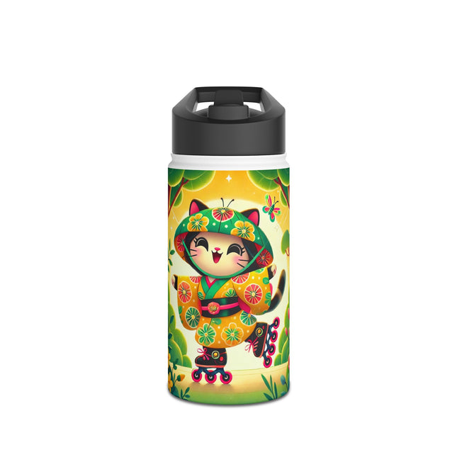 Firefly Dance on Wheels Stainless Steel Water Bottle, Standard Lid