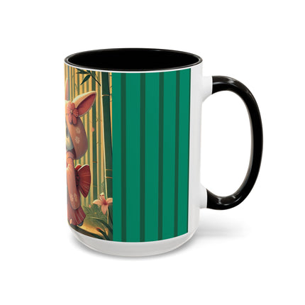 Geisha Kitten’s Easter Stroll Colorful Mugs (11oz, 15oz)