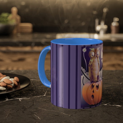 The Startled Pumpkin Colorful Mugs, 11oz