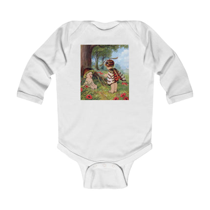 Innocence and Enchantment Long Sleeve Baby Bodysuit – Fairy Forest & Storybook Comfort