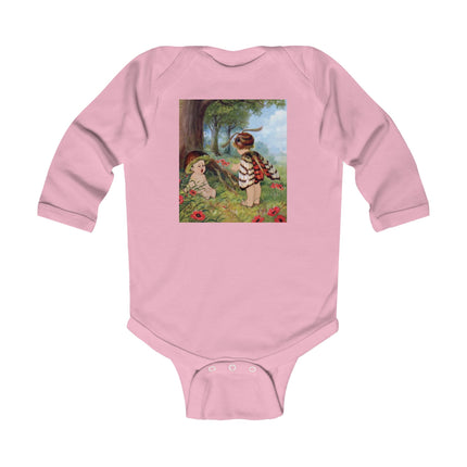 Innocence and Enchantment Long Sleeve Baby Bodysuit – Fairy Forest & Storybook Comfort