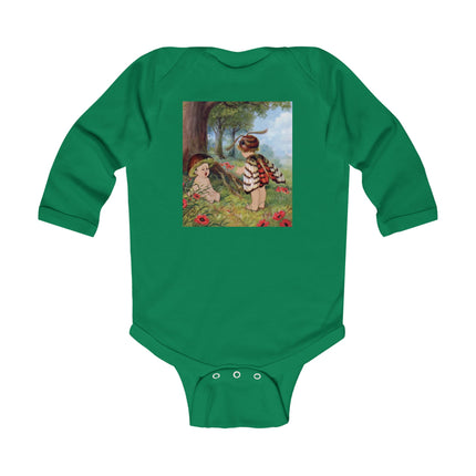 Innocence and Enchantment Long Sleeve Baby Bodysuit – Fairy Forest & Storybook Comfort
