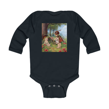 Innocence and Enchantment Long Sleeve Baby Bodysuit – Fairy Forest & Storybook Comfort