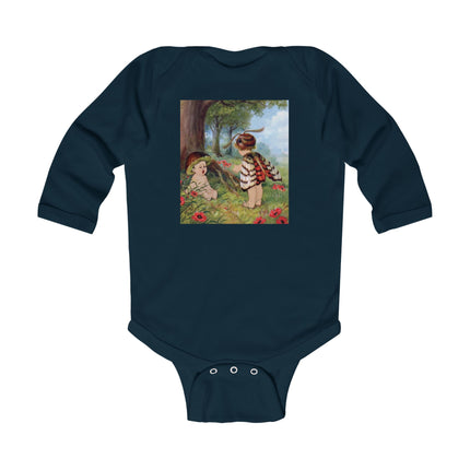Innocence and Enchantment Long Sleeve Baby Bodysuit – Fairy Forest & Storybook Comfort