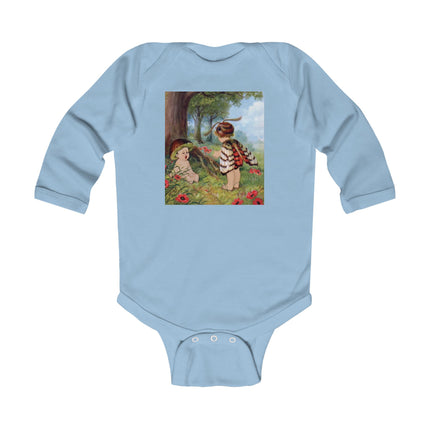Innocence and Enchantment Long Sleeve Baby Bodysuit – Fairy Forest & Storybook Comfort