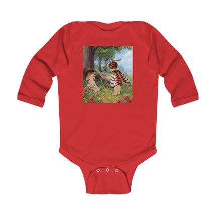 Innocence and Enchantment Long Sleeve Baby Bodysuit – Fairy Forest & Storybook Comfort